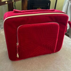 Estée Lauder *Red Velvet* Cosmetic Travel Case EUC